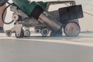 TPO roof installation