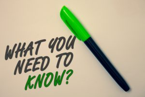 What you need to know?