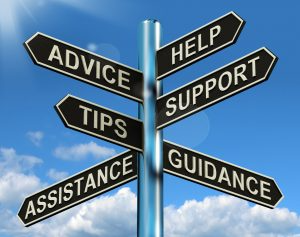 Advice, tips, assistance, help, support, guidance