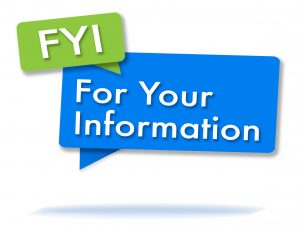 For Your Information