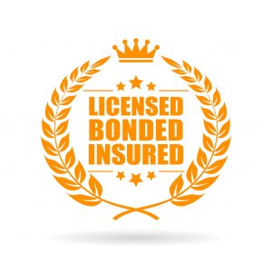 Licensed, Bonded, Insured